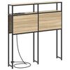 vidaXL T&ecirc;te de lit de rangement Ch&ecirc;ne sonoma 80 cm Bois d'ing&eacute;nierie