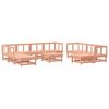 vidaXL Salon de jardin 11 pcs bois massif douglas