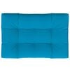 vidaXL Coussin de palette bleu 120x80x12 cm tissu