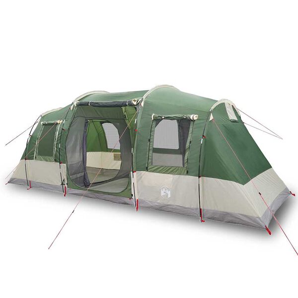 vidaXL Tente de camping tunnel 4 personnes vert imperméable