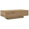 vidaXL Table basse ch&ecirc;ne artisanal 100x49,5x31 cm bois d'ing&eacute;nierie