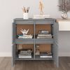 vidaXL Buffets 2 pcs Sonoma gris 70x41x75 cm Bois d'ing&eacute;nierie