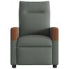vidaXL Fauteuil inclinable Gris foncé 69 x 86 x 100 cm tissu