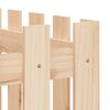 vidaXL Lit sur&eacute;lev&eacute; de jardin design de cl&ocirc;ture 150x50x70cm pin massif