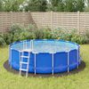 vidaXL B&acirc;che de piscine gris clair &Oslash;428 cm g&eacute;otextile polyester