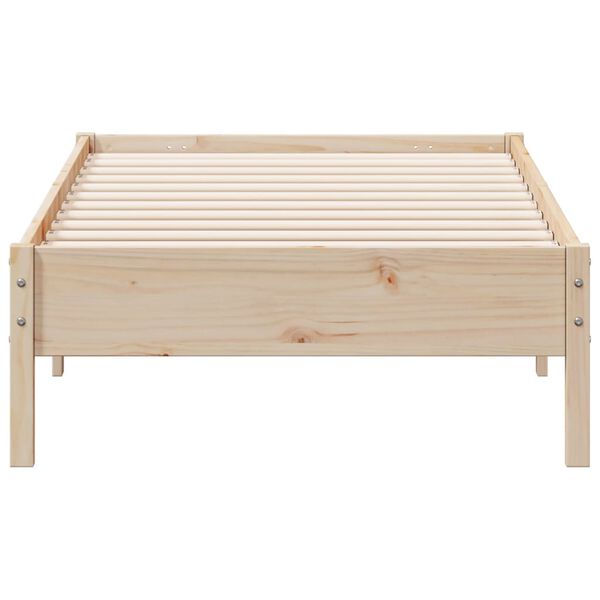vidaXL Cadre de lit sans matelas 90x190 cm bois de pin massif