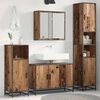 vidaXL Ensemble de mobilier de salle de bain 4 pcs Bois ancien