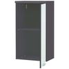 Germania Armoire murale de salle de bain GW-Pescara Blanc et graphite