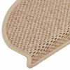 vidaXL Tapis d'escalier autocollants 15 pcs 65x21x4 cm Sable
