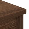 vidaXL Buffet haut chêne marron 37,5x35x180 cm bois d'ingénierie