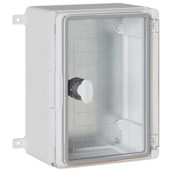 vidaXL Cabinet de Contrôle Gris 18 x 13 x 24 cm Plastic ABS