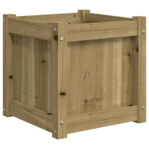 vidaXL Jardini&egrave;re 40x40x40 cm bois de pin impr&eacute;gn&eacute;