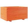 vidaXL Jardini&egrave;re cire marron 90x60x49,5 cm bois de pin massif
