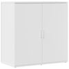 vidaXL Buffets 2 pcs blanc 79x38x80 cm bois d’ingénierie
