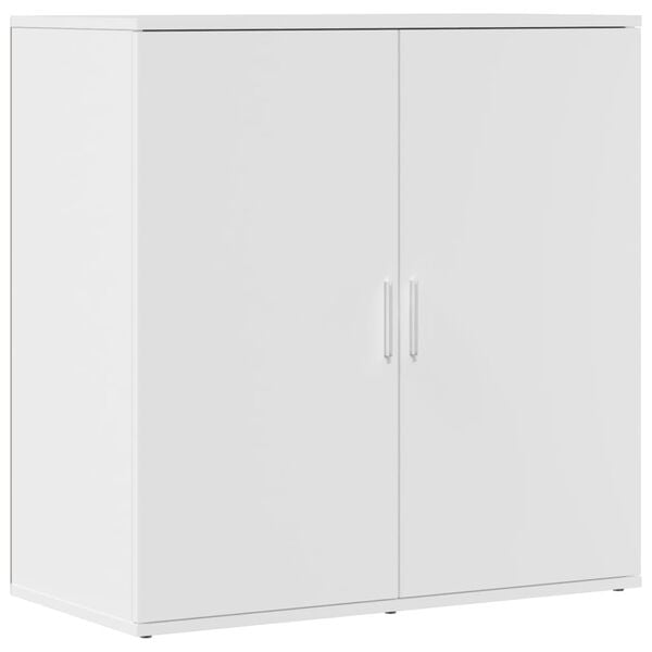 vidaXL Buffets 2 pcs blanc 79x38x80 cm bois d’ingénierie