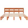 vidaXL Cadre de lit sans matelas cire marron 180x200cm bois pin massif
