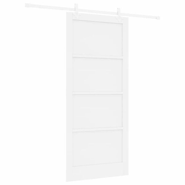 vidaXL Porte coulissante Blanc 93 x 211 cm