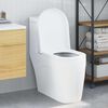 vidaXL Si&egrave;ge de toilette Blanc 48 x 36,5 x 4,5 cm Polypropyl&egrave;ne
