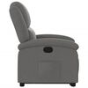 vidaXL Fauteuil inclinable Gris fonc&eacute; Tissu