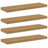 vidaXL &Eacute;tag&egrave;re Murale Montage mural 4 pc Marron 90 x 23,5 x 3,8 cm