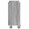 vidaXL Armoire de Golf avec roue Uni Gris Sonoma 90 x 45 x 98 cm