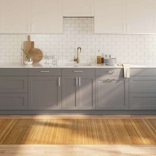 vidaXL Tapis rectangulaire naturel 100x500 cm bambou