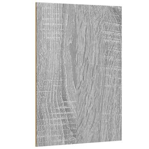 vidaXL Panneaux d&eacute;coratifs 12 pi&egrave;ces Sonoma gris 15 x 21 x 0,27 cm