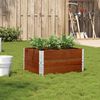 vidaXL Jardini&egrave;re marron 80x60 cm bois massif de pin