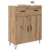 vidaXL Buffet Chêne artisanal 69,5 x 34 x 90 cm Bois d'ingénierie