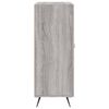 vidaXL Buffet sonoma gris 69,5x34x90 cm bois d'ing&eacute;nierie