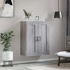 vidaXL Armoire murale sonoma gris 69,5x34x90 cm bois d'ingénierie