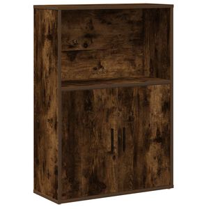 vidaXL Biblioth&egrave;que ch&ecirc;ne fum&eacute; 60x24x85 cm bois d'ing&eacute;nierie
