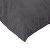 vidaXL Coussins de canapé lot de 4 anthracite 50x50 cm tissu