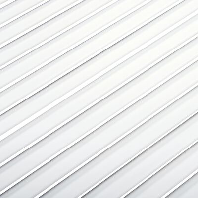 vidaXL Portes d'armoire à persiennes 2pcs blanc 99,3x49,4cm pin massif