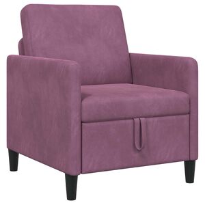 vidaXL Sofa avec rangement Pourpre 72 x 78 x 87 cm Polyester