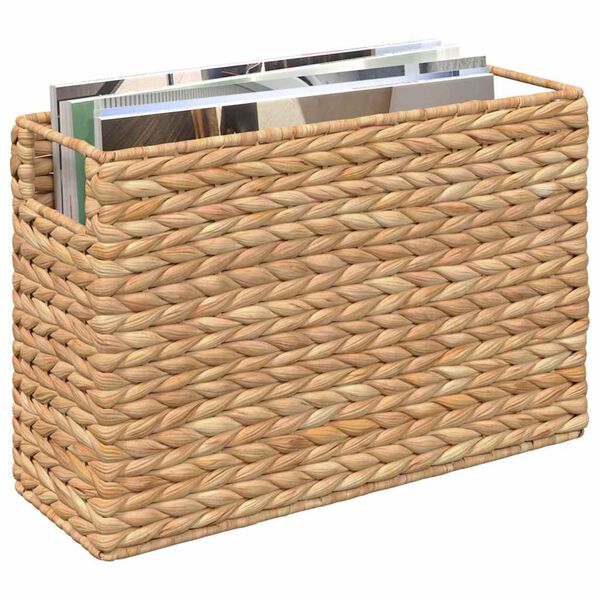 vidaXL Paniers &agrave; Magazines avec stockage 2 pcs Naturel 39 x 14 x 25 cm