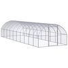 vidaXL Poulailler d'ext&eacute;rieur 3x10x2 m Acier galvanis&eacute;