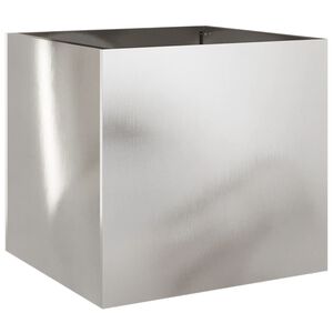 vidaXL Jardini&egrave;re argent&eacute; 42x40x39 cm acier inoxydable