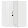 vidaXL Cabinet d'angle mural LUCCA Blanc 57 x 57 x 80 cm