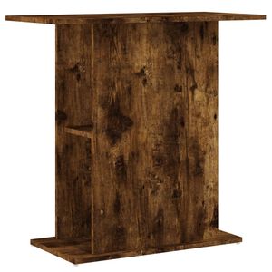 vidaXL Support d'aquarium ch&ecirc;ne fum&eacute; 75x36x72,5 cm bois d'ing&eacute;nierie