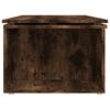 vidaXL Table basse Chêne fumé 150x50x35 cm Bois d'ingénierie
