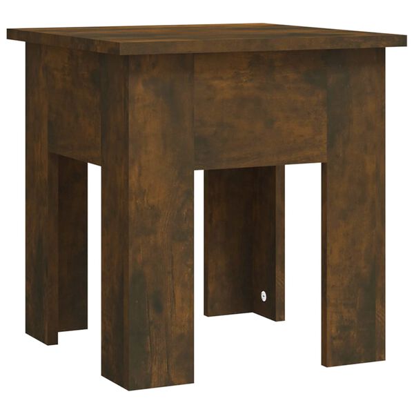 vidaXL Table basse chêne fumé 40x40x42 cm bois d'ingénierie