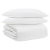 vidaXL Ensemble de Duvet avec oreiller 3 pcs Blanc Plume de canard