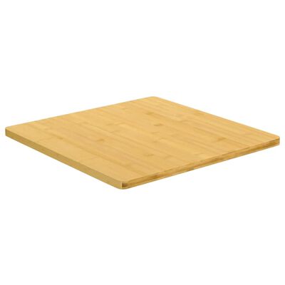 vidaXL Dessus de table 60x60x1,5 cm bambou