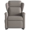 vidaXL Fauteuil inclinable &eacute;lectrique taupe tissu