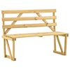 vidaXL Banc de jardin 120 cm Bois de pin impr&eacute;gn&eacute;