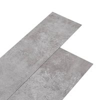 vidaXL Dalles de plancher PVC autoadhésif 5,21 m² 2 mm gris terre