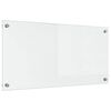 vidaXL Cr&eacute;dence de cuisine Transparent 80 x 40 cm verre tremp&eacute;