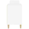 vidaXL Meuble TV Blanc 160x35x55 cm Bois d'ing&eacute;nierie