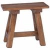 vidaXL banc Naturel 50,5 x 25 x 47,5 cm Bois massif d'acajou